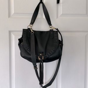 AUTHENTIC SEE BY CHLOE Black Leather Crossbody Handbag